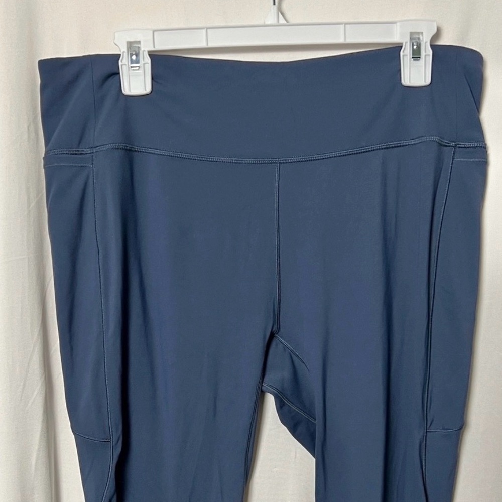 CALIA by Carrie Underwood High Waist Women's Blue Crop Leggings Size XL - Picture 2 of 8